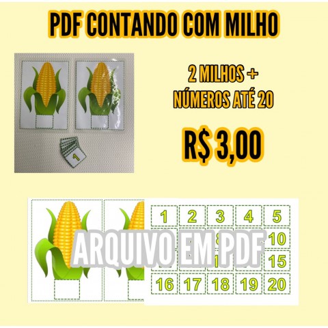 Contando com milho - Arquivo digital